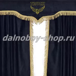 Шторы лобовые алькантара 2.2*0.85 черные