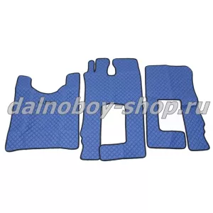 Коврик кож.зам. под ноги Польша KMZ 54901 (K5) (2019-) / АКПП / Синий