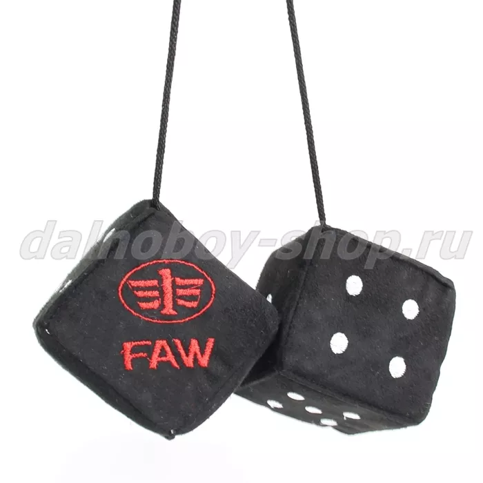 Вымпел "КУБИК" "FAW" черный