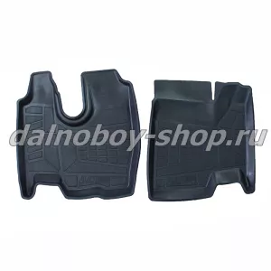 Коврик резиновый под ноги KMZ EURO с кабиной Mecedes-Benz Axor 2 шт.