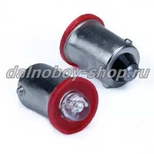 Лампочка габаритная мал./цок 1SMD (2875) красная 24v (по 10шт)