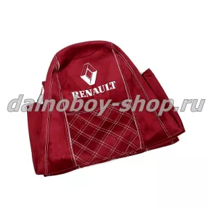Чехол - сиденье аликанте RENAULT PREMIUM/MAGNUM 2002-2013г (2 выс.сид) красный