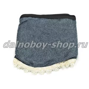 Ламбрекен лоб.+ шторка боковая 2.4м БЕЗ НАДПИСИ XL серый