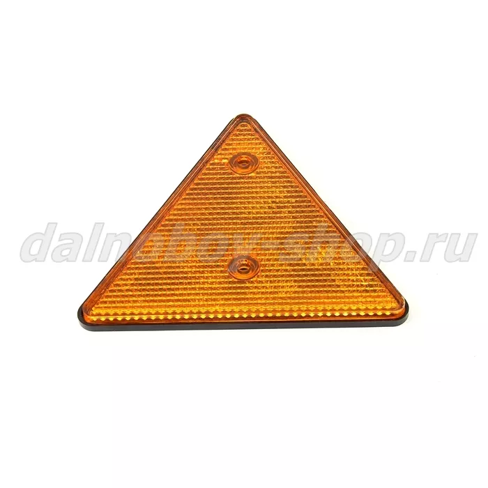 Катафот треугольный желтый