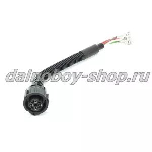 Провод с разъемом для задн. фонаря AMP 4 к. ЭКОНОМ с клеммами прямая