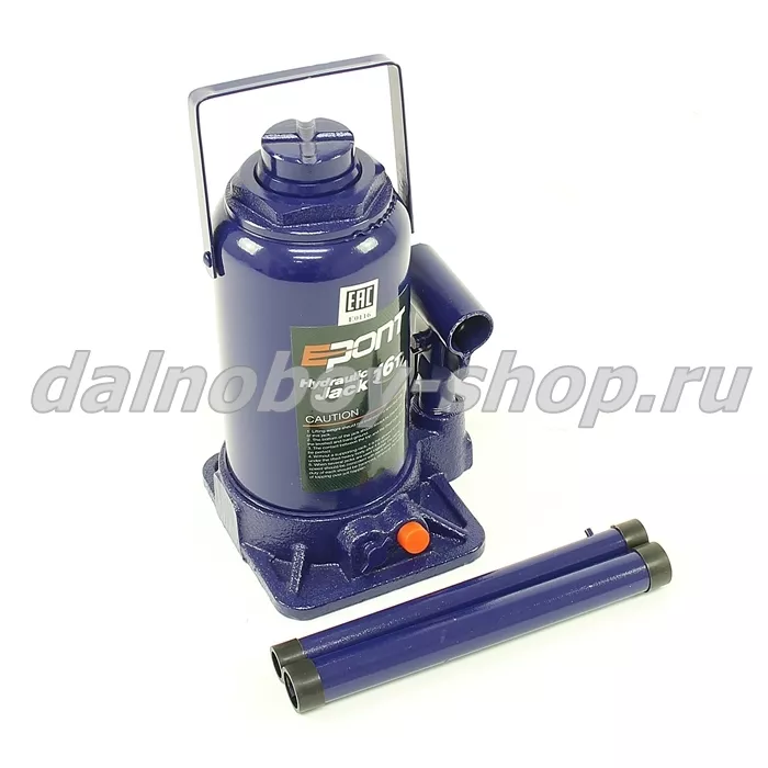 Домкрат 16 т.TUV ( 2 клапана, высота подхвата 225 мм, максимальный подъем 425 мм)