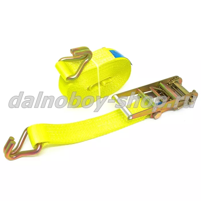 Ремень крепления груза (75 мм.) 10т. 10 м.желтая АВК