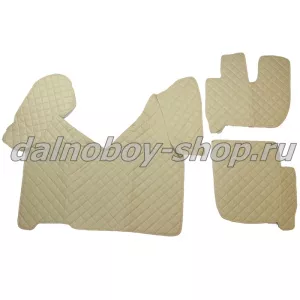 Коврик кож.зам. под ноги Польша IVECO HI-WAY от 2013г (автомат) бежевый