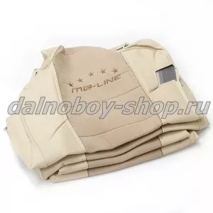 Чехол - сиденье Польша велюр - иск. кожа MB.ACTROS MP4 2013г 1845/AROCS 2021г.(2рем.2выс.сид) беж