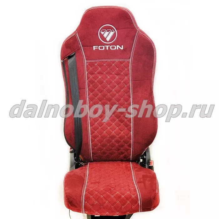 Чехол - сиденье аликанте FOTON AUMAN от 2023 г  (FA02)  красно-красный