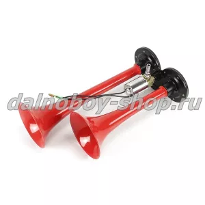 Сигнал 2-х рожк. 24v КРАСНЫЙ 300 мм 