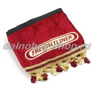 Ламбрекен лоб.+ шторка боковая 2.2м FREIGHTLINER красный