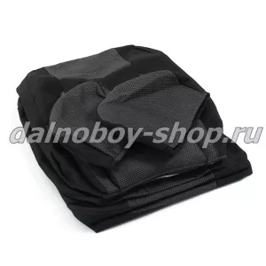 Чехол - сиденье анатомия  EURO-MZ (2 сидения+2 подголовника) гобелен серый