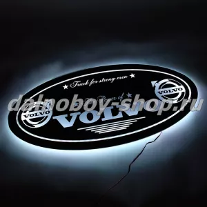 Табличка светящаяся  В СПАЛЬНИК 600*300мм ( овал )  VOLVO 12-24v с пультом