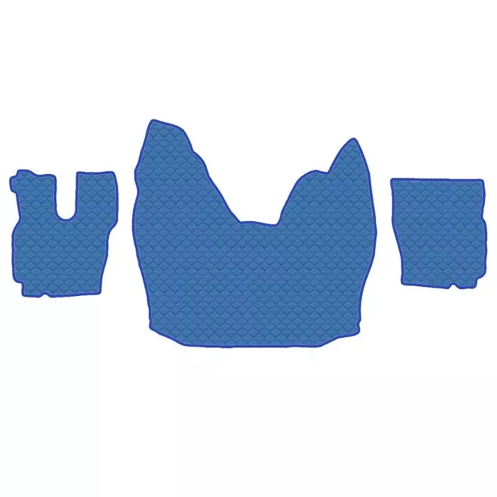 Коврик кож.зам. под ноги VOLVO FMX 410 (автомат) /синий