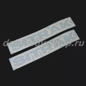Наклейка на боковые окна 8,5*50 "SITRAK" ( комплект 2шт.) цвет белый