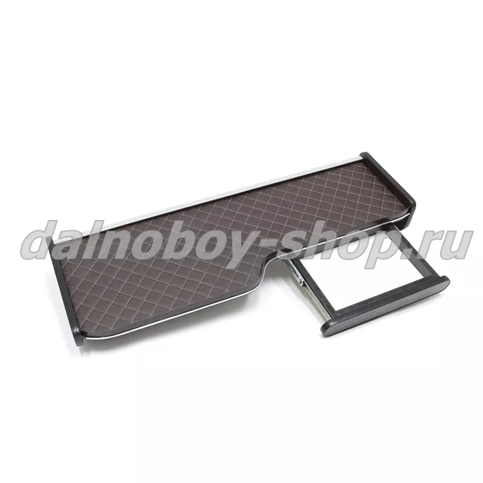 Стол - парта  MAN TGA LX / узкая кабина / с ящиком / кожзам / коричневый /