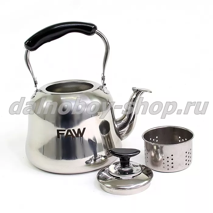 Чайник металический с логотипом FAW