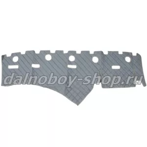 Коврик на панель эко/кожа (стёганые) SCANIA от 2009г. (серый) Польша
