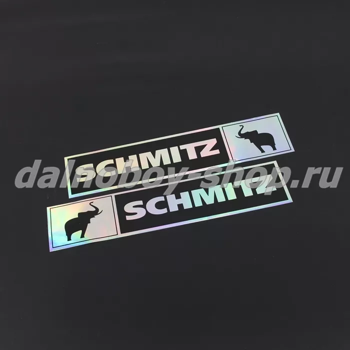 Наклейка эмблема SCHMITS" (9х41см) комплект на 2 стороны