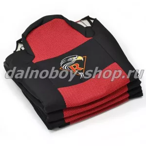 Чехол - сиденье RENAULT SERIA T от 2013г 2 выс. сид. красный