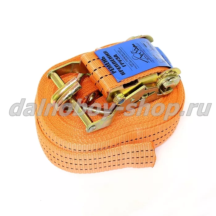 Ремень крепления груза  2 - 5 т.12 м. / малый замок / 