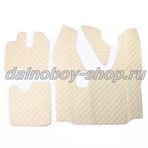 Коврик кож.зам. под ноги Польша MERCEDES ATEGO/AXOR/ KMZ NEO 5490 (2013-) / МКПП / Бежевый