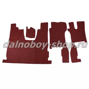 Коврик кож.зам. под ноги Польша SCANIA R 2018 неамортиз. разные сид. бордо