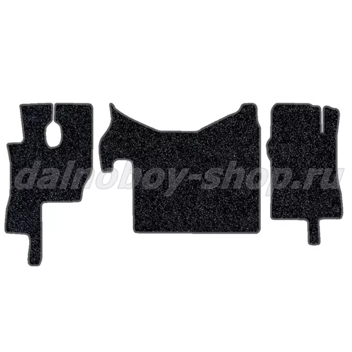 Коврик ворс под ноги Польша (из 3-х) FOTON AUMAN (460)  (автомат) серый