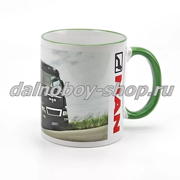 Кружка фарфор с логотипом и рисунком MAN