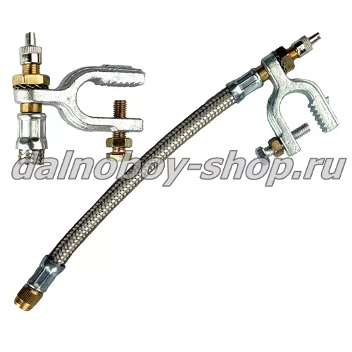 Шланг подкачки внутреннего колеса ( гофра ) 25 см с усиленным кронштейном