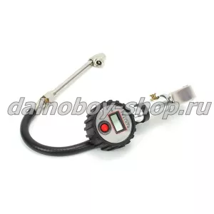 Манометр Электронный с пистолетом для подкачки шин, с удлинителем / Евро / "КОЛИР" SH103-5A-1