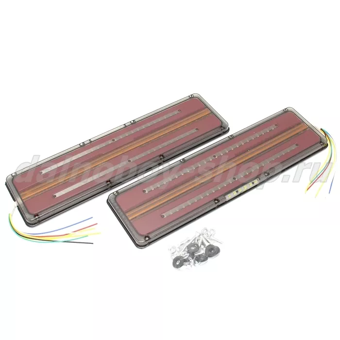 Фонарь задн. UNIVERSAL  LED 12/24v 460мм*140мм*20мм  L+R / GW016