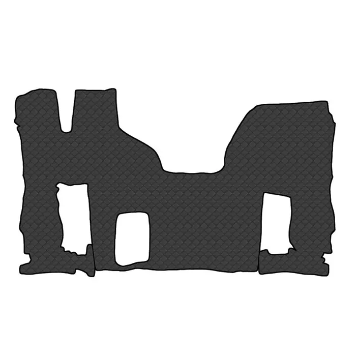 Коврик кож.зам. под ноги DONGFENG GX 520 от 2022г. (автомат) /черный