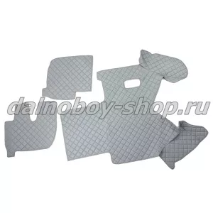 Коврик кож.зам. под ноги Польша IVECO до 2012г. (механика) широкая кабина  серый