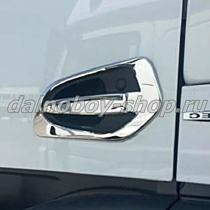 Накладки INOX  ручек двери MB. ACTROS MP-4 ( на обе стороны R+L )  (ME222)