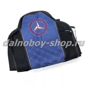 Чехол - сиденье аликанте MERCEDES MP II/III 2004-2013 (2ремня)(2 выс.сид.) черно-синий