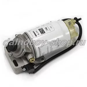 Фильтр сепаратор для диз. топлива PL-270 в сборе с обогревом в кронштейне 24v