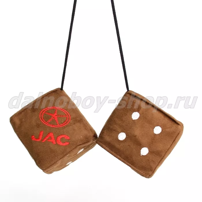 Вымпел "КУБИК" "JAC" коричневый