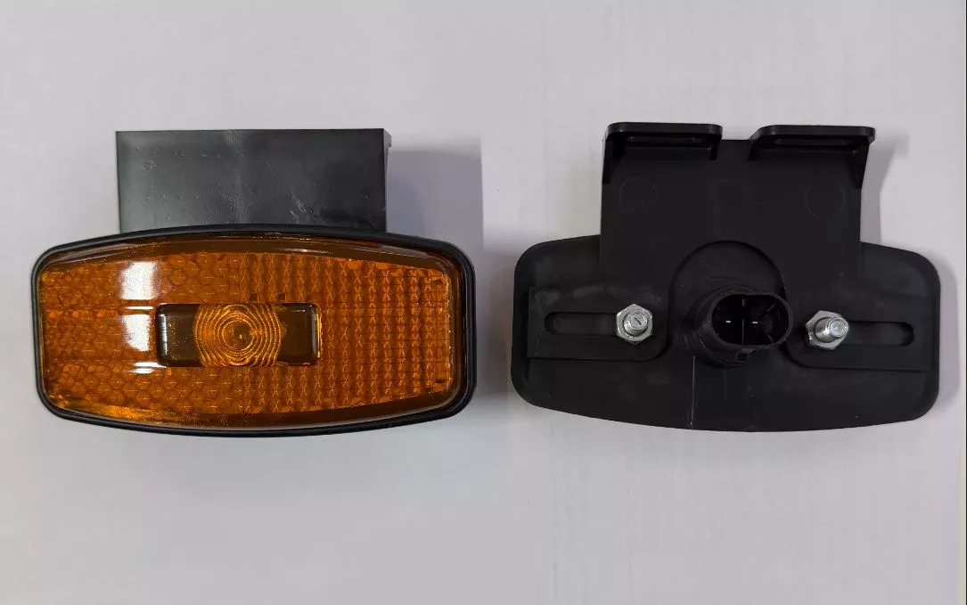 Указатель габ. EURO 3 диода / желтый 24v / с кронштейном / овальный разъем