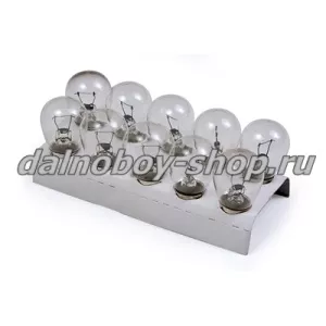 Лампочка "BLUE LIGHT" / FYL/  CLEAR большой цоколь простая 21W  24v (уп.10шт) БЕЛАЯ