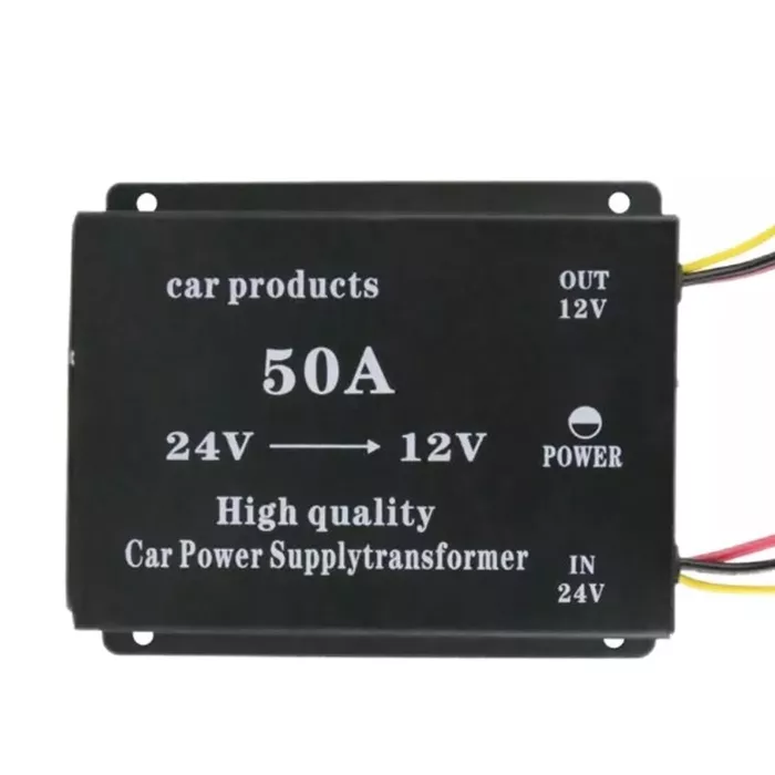Конвертор КИТАЙ 24v/12v ЧЕРНЫЙ  50 А
