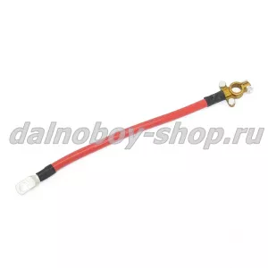 Перемычка сечение 55,  УСИЛЕННАЯ L=35cm  клемма/наконечник (латунь) ( - )