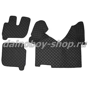 Коврик кож.зам. под ноги Польша IVECO HI-WAY от 2013г (автомат) черный