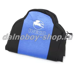 Чехол - сиденье IVECO STRALIS/ HI-WAY (2рем)(2выс.сид) черно-синий