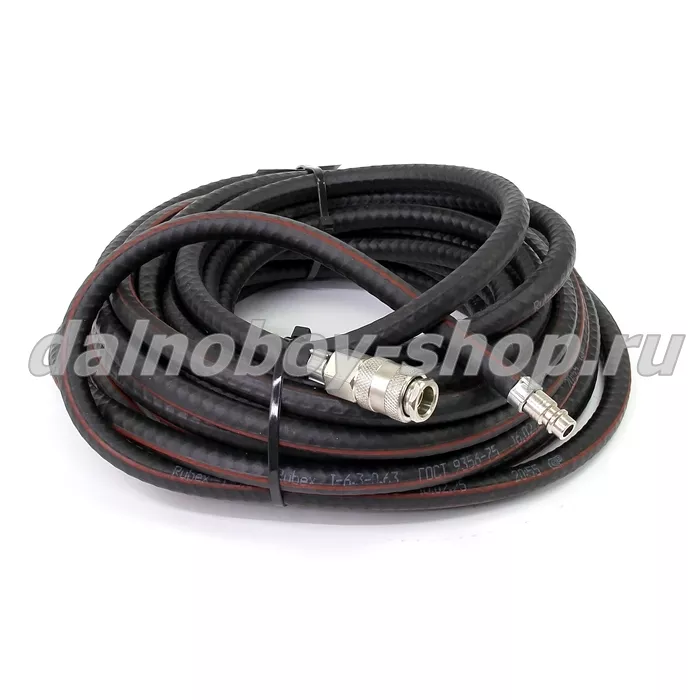 Шланг подкачки 13 м. черный (РТИ Россия) (штуцер-быстросъем)