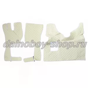 Коврик кож.зам. под ноги Польша VOLVO после 2015г. (механика) бежевый