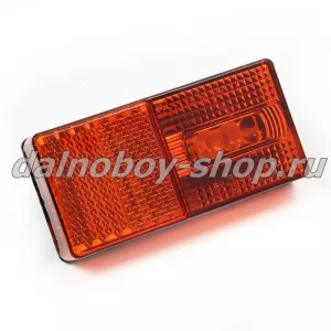 Указатель габ.  КМZ маркерный диод (СБОКУ) желтый / круглая фишка 24v