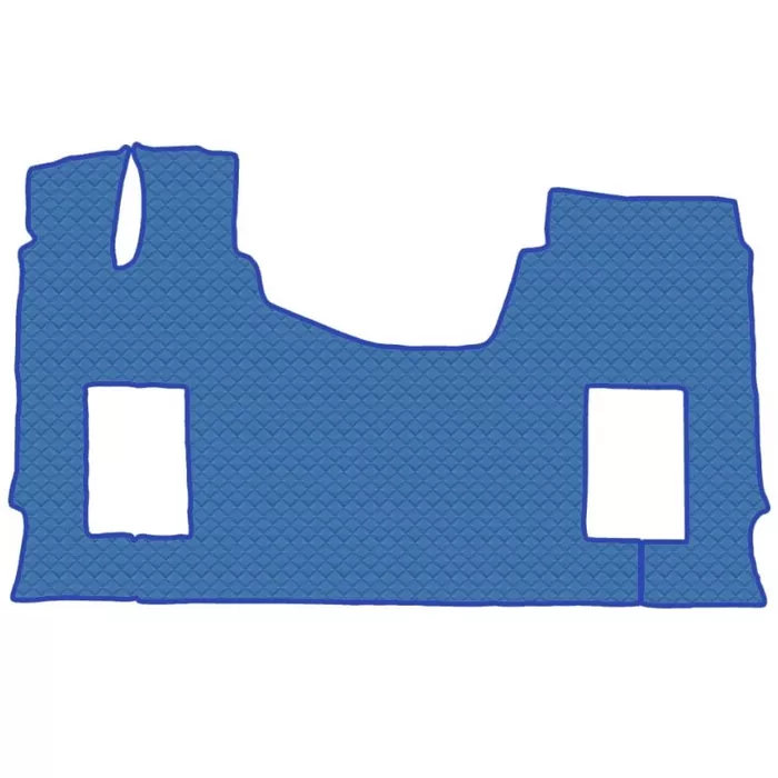 Коврик кож.зам. под ноги JAC K7 490 (автомат, 2 пневм. ровный пол) от 2023г /синий