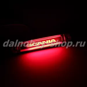 Указатель габ. YP-104 NEW LED / НЕОН / SCANIA / 24v красный /50/